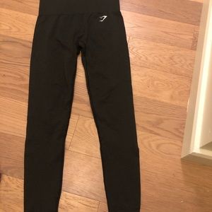 Gymshark leggings size M black grey